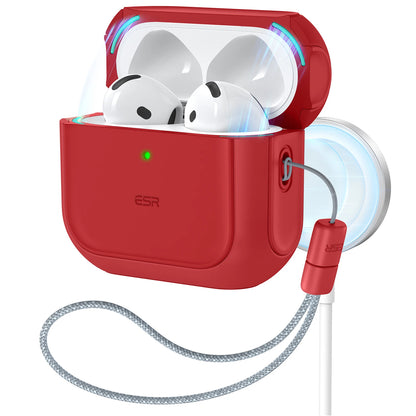 ESR MagSafe Case for AirPods 4th Gen (2024) – Drop Protection Cover with HaloLock for AirPods Pro 1st/2nd Gen (2023/2022)