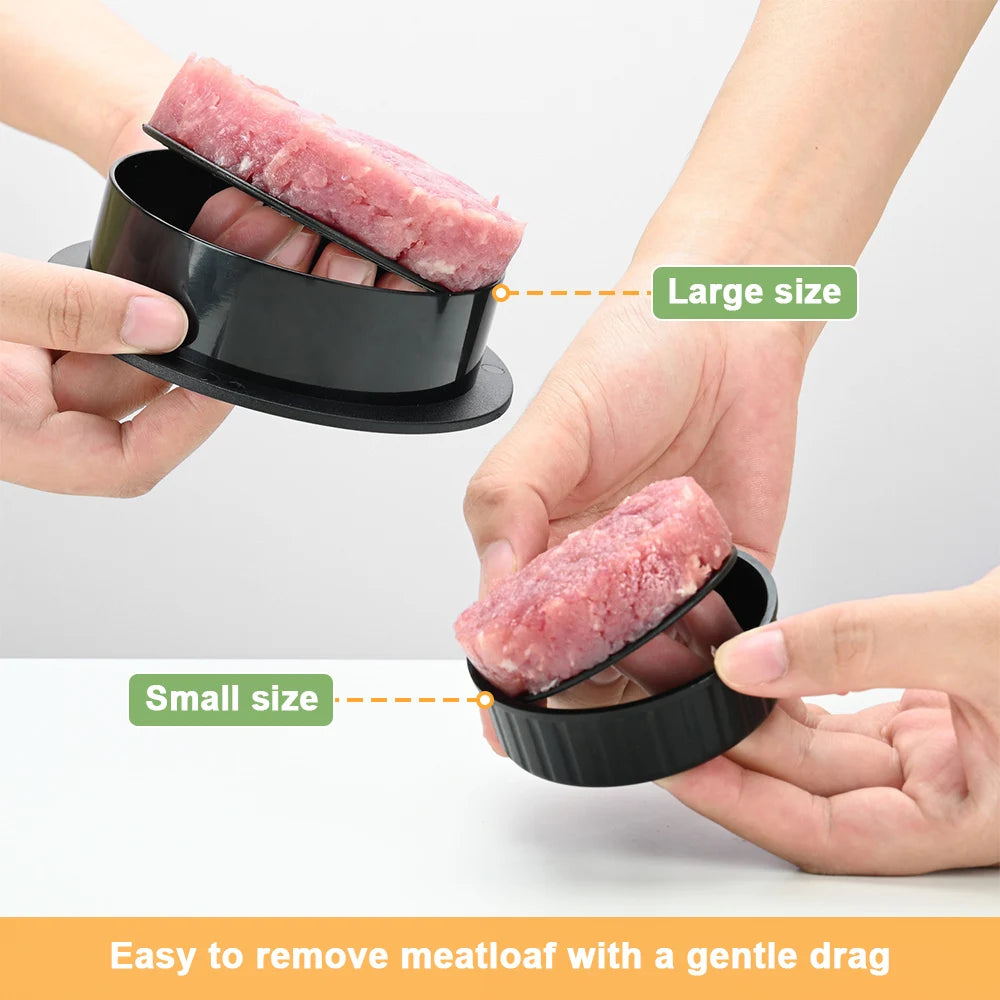 Hamburger Meat Press Maker - Non-Stick Round Shape Stuffed Burger Patties Grill Pie Press Mould - Kitchen Accessories
