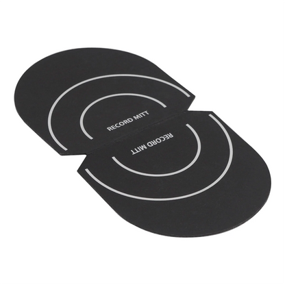 Record Cleaner Handler Mitt — Vinyl LP Disc Cleaning Pad for Fingerprint-Free Protection