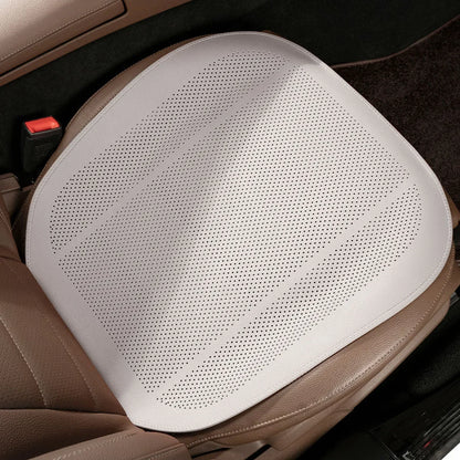 Universal Car Seat Cushion Cover - Four-Season Breathable Ventilated Half-Cover Seat Pad Set for Front or Rear Seats
