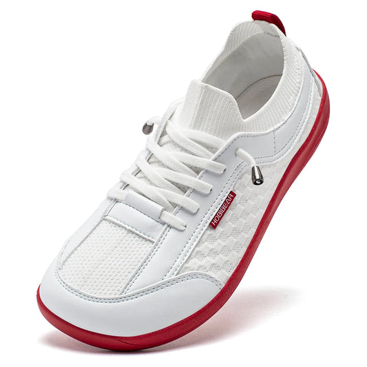 HOBIBEAR Barefoot Shoes — Men & Women Slip-On Wide Toe Walking Sneakers, Lightweight Breathable Minimalist Zero Drop Shoes