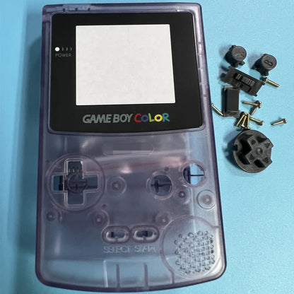 Game Boy Color Replacement Shell - Limited Edition Luminous Housing Case & Accessories