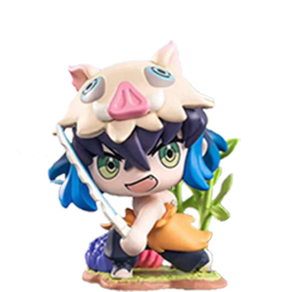 Demon Slayer Tanjiro & Nezuko Figure Blind Box – Anime Cartoon Statue Model Ornament, Creative Surprise Gift