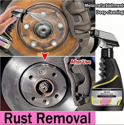 Car Rust Remover Spray – Quick Cleaner for Wheels, Exhaust Pipes & Metal Surfaces, Rust & Iron Powder Removal