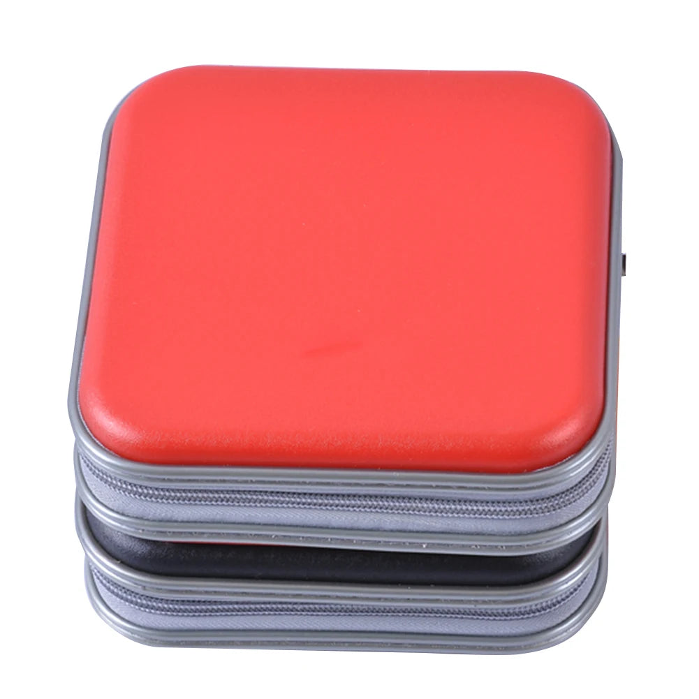 80/40-Piece CD DVD Storage Organizer - Large Capacity Zipper Disc Wallet Case for CD, DVD & VCD Collections