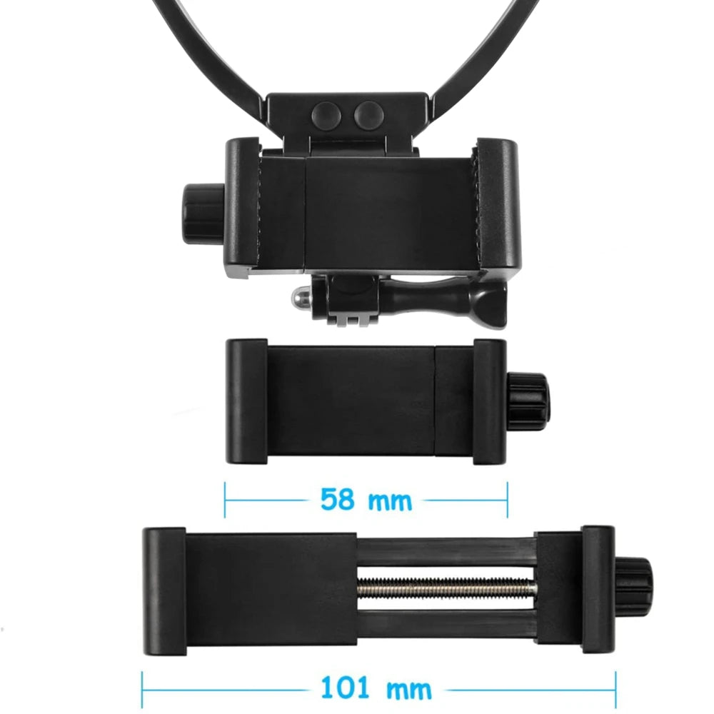 Lanyard Neck Strap Camera Mount - Hands-Free Video Holder for GoPro Hero 9–13, Insta360, DJI Osmo Action & Smartphones