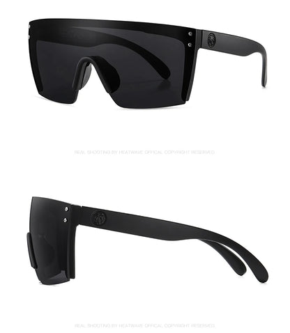 NEW Luxury Brand Mirrored Polarized Sunglasses — Men’s Sport Goggles with UV400 Protection & Case