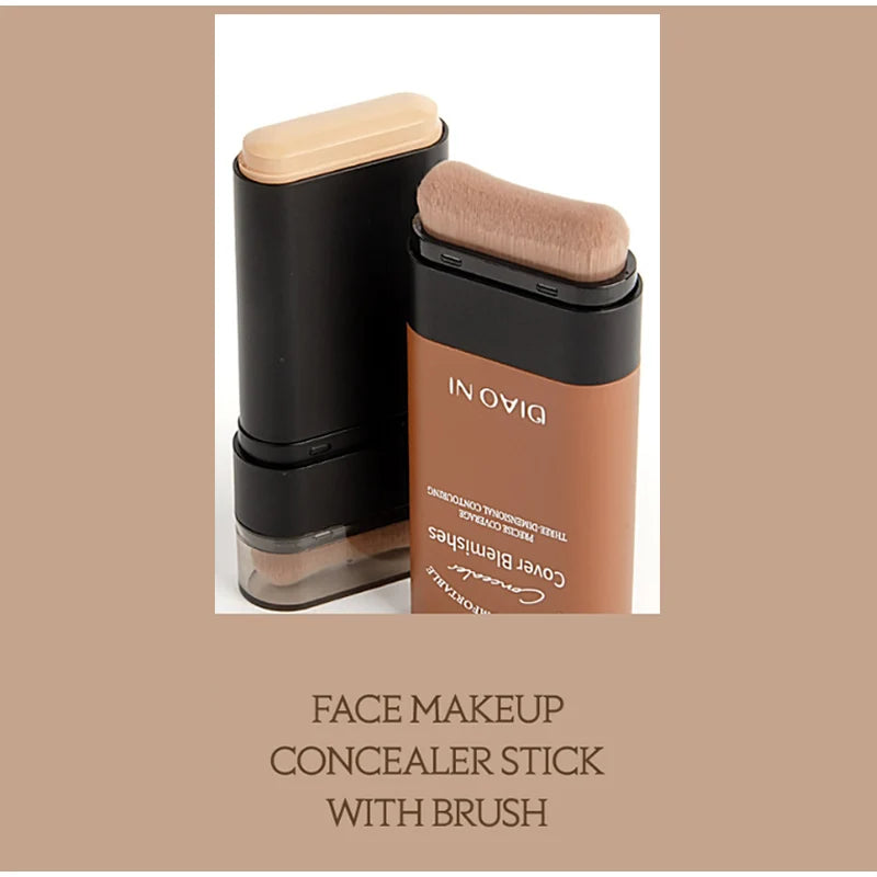 Eraser Foundation Stick – Velvet Moist Long-Lasting Liquid Concealer for Flawless Face Makeup