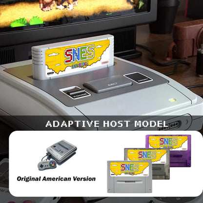 3000-in-1 SFC Game Cartridge with 8GB TF Card — Memory Card for Super Famicom & SNES Console