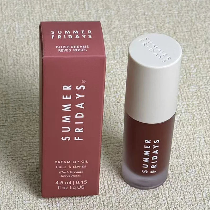 Summer Fridays Lip Balm - Moisturizing Glossy Lip Oil with Vanilla Pink Sugar & Guava Shine