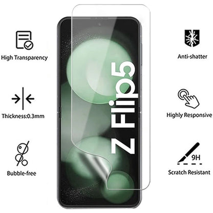 6-in-1 Hydrogel Film for Samsung Galaxy Z Flip 5/6 – Rear Camera Lens & Front Screen Protector