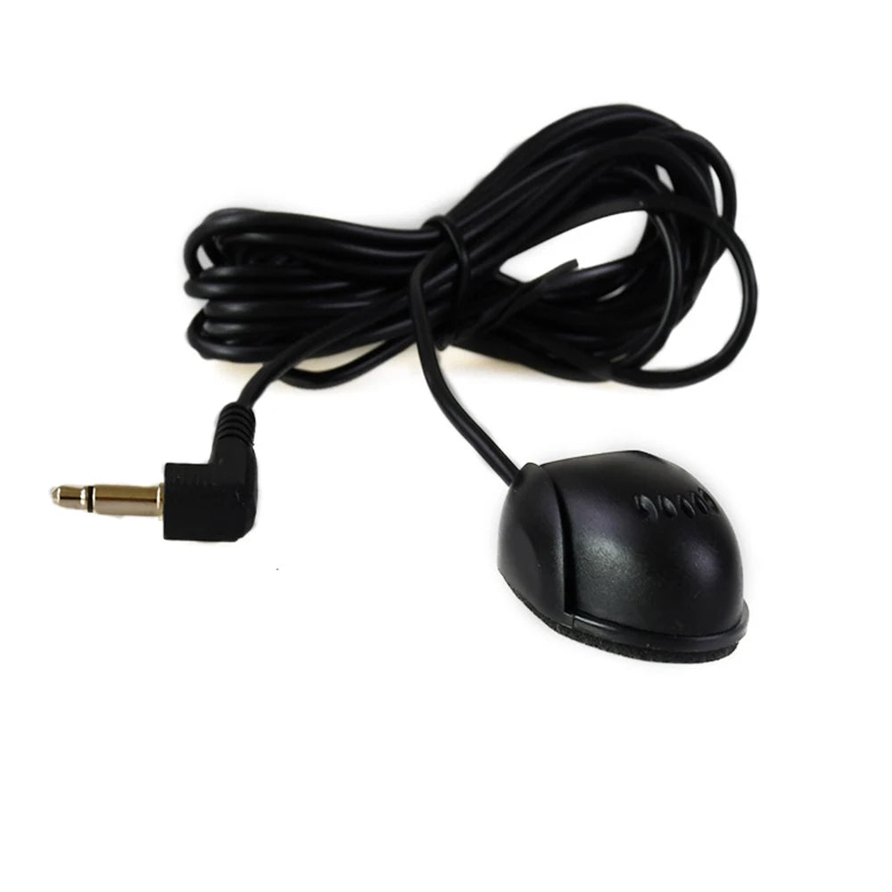 Mini 3.5mm Wired Car Microphone: Hands-Free Audio Mic for DVD, Radio Player, and More