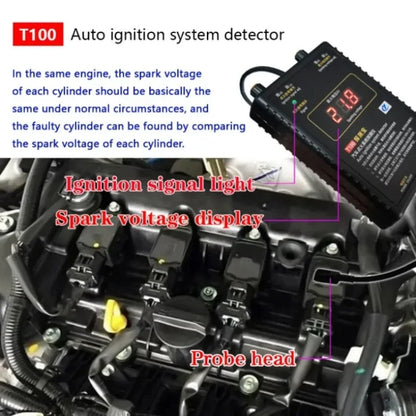 Auto Ignition System Detector for 12V/24V - Ignition Signal & Spark Voltage Tester Tool