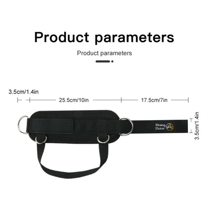1PC Padded Ankle Straps: Double D-Ring Fitness Ankle Cuffs for Cable Machines - Gym Workout Leg Extensions