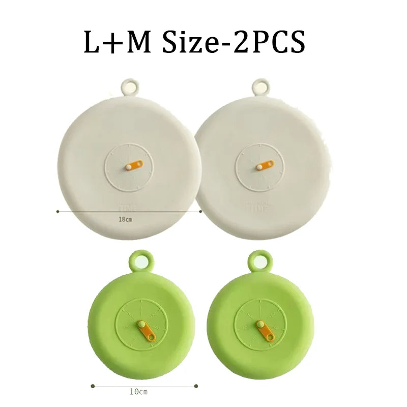 Reusable Silicone Stretch Lids – Self-Sealing Universal Covers for Bowls, Pots & Pans