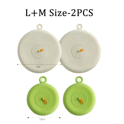 Reusable Silicone Stretch Lids – Self-Sealing Universal Covers for Bowls, Pots & Pans