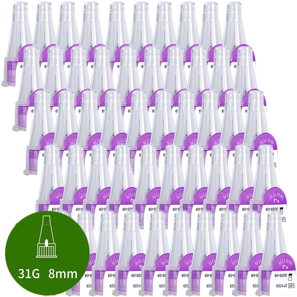 10/20/30/50/100PCS Magic Pen Tip Cartridges — 3ml Empty Cassette Bottles with Individual Packaging for Lilly Insulin Pen (4mm/6mm/8mm)