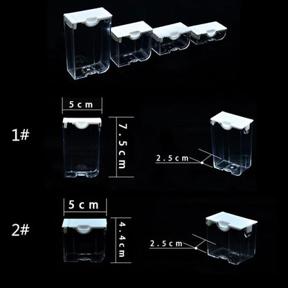 HUACAN Diamond Painting Tool Accessories – Plaid Jewelry Drill Transparent Storage Box for Diamond Embroidery