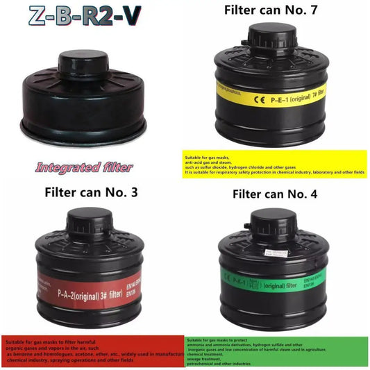 40mm Gas Mask Filter – Replacement Respirator Canister for Chemical & Gas Masks