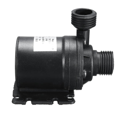 Ultra Quiet Mini DC Water Pump - 12V 19W 800L/H Brushless Motor Submersible for Aquarium, Pond Fountain