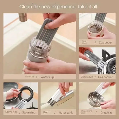 Multi-Functional Phone Cleaning Brush - Flexible Dust Removal Tool for Earphones, Keyboard & Device Slots