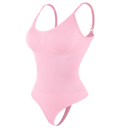 Women’s Tummy Control Shapewear Bodysuit - Butt Lifter Slimming Body Shaper for Invisible Under Dress Wear