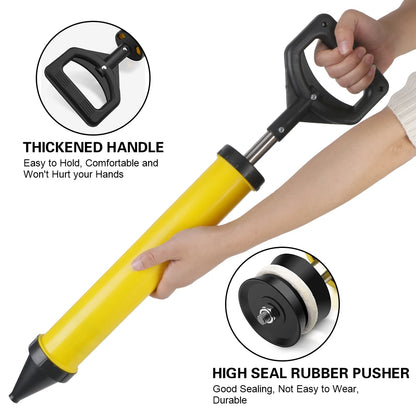Grout Filling Tools with 4 Nozzles - Applicator Hand Caulking Gun for Grouting Mortar Sprayer, Cement Lime Pump