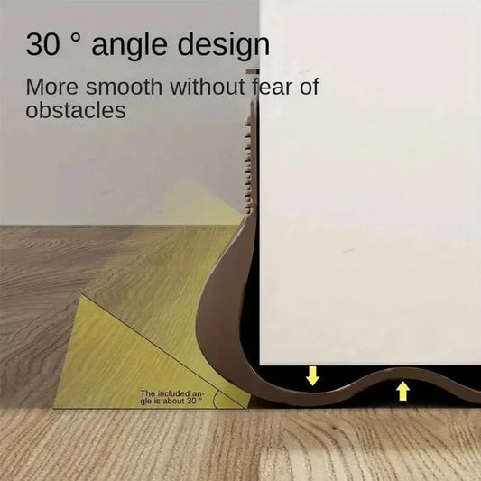 PVC Door Bottom Sealing Strip - Flexible Weatherproof Draft Stopper for Window and Home Insulation Protection