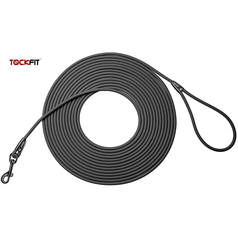 Waterproof Dog Leash – PVC Training Recall Leash 5FT/10FT/20FT/30FT for Beach, Yard & Play