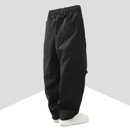 Men’s Harajuku Casual Pants - Loose Fit Elastic Waist Outdoor Walking & Hiking Trousers