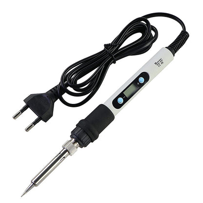 60W/80W Digital Soldering Iron - LCD Adjustable Temperature Welding Repair Tool with Solder Tips