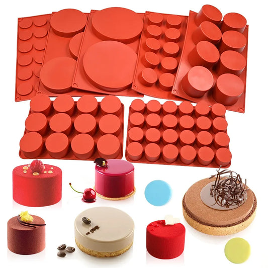 Cylinder Silicone Mold – Multi-Purpose Baking Tool for Soap, Jelly, Pudding, Chocolate, Cookies & Resin Crafts