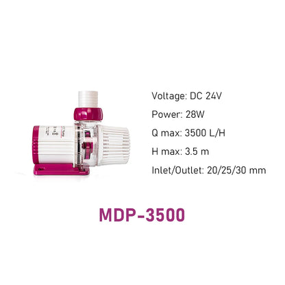 MDP Series WiFi Smart DC Aquarium Pump — App-Controlled Fish Tank Circulation & Return Pump with LCD Display Controller