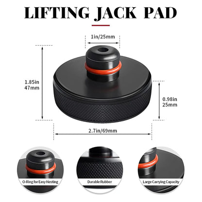 Tesla Rubber Lifting Jack Pad Adapter Tool for Models 3, Y, S, X (2017-2024) - Tire Repair Accessory