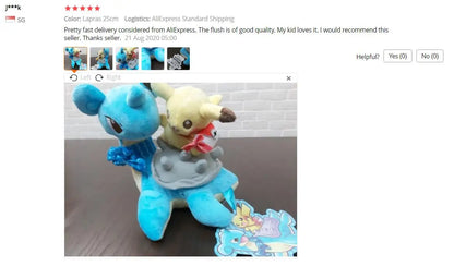 70 Styles Pokémon Plush Toys — Dragapult, Gengar, Pikachu, Eevee & Evolution Dolls Christmas Gift for Kids