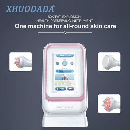 5-in-1 Ultrasonic Cavitation Body Slimming Machine — 80K Multi-Polar Skin Lift & Anti-Wrinkle