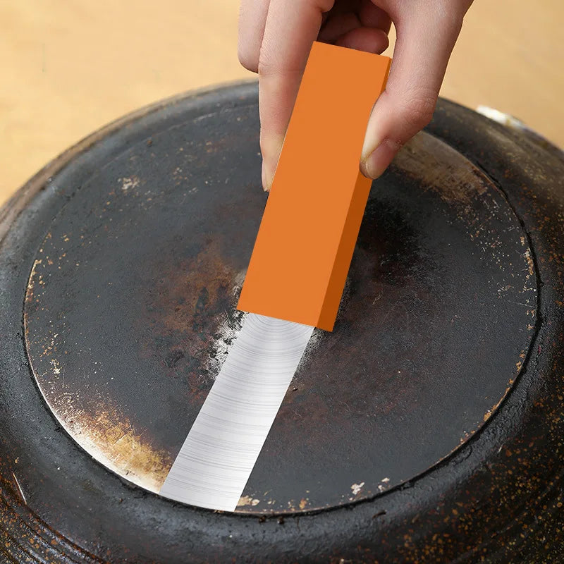 Limescale Eraser Cleaning Brush - Rubber Rust and Mineral Deposit Remover for Kitchen, Bathroom, Toilets, and Glass Surfaces