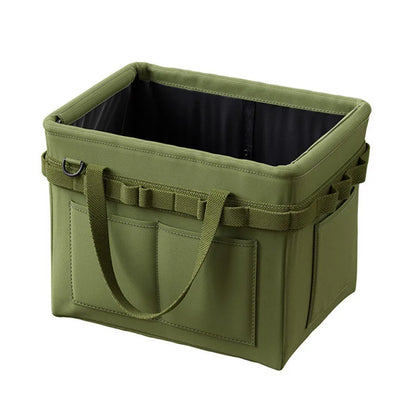 Heavy-Duty Foldable Tool Bag - Large Oxford Organizer with Side Pocket for Car Repair, Construction & Camping
