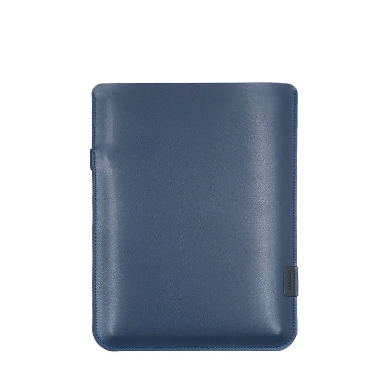 Ultra-Thin PU Leather Tablet Sleeve - Side Access Pen Slot Bag for iPad Mini, Air & Pro 8.3/10.9/11/12.9/13 Inch