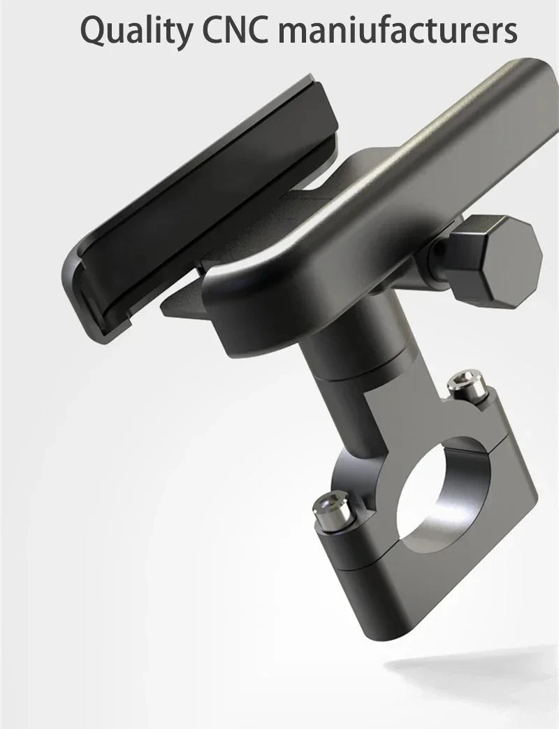 M1 Aluminum Alloy Motorcycle & Bicycle Phone Holder – Electric Vehicle Navigation Mount for Riding