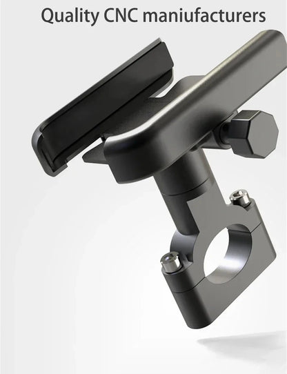 M1 Aluminum Alloy Motorcycle & Bicycle Phone Holder – Electric Vehicle Navigation Mount for Riding