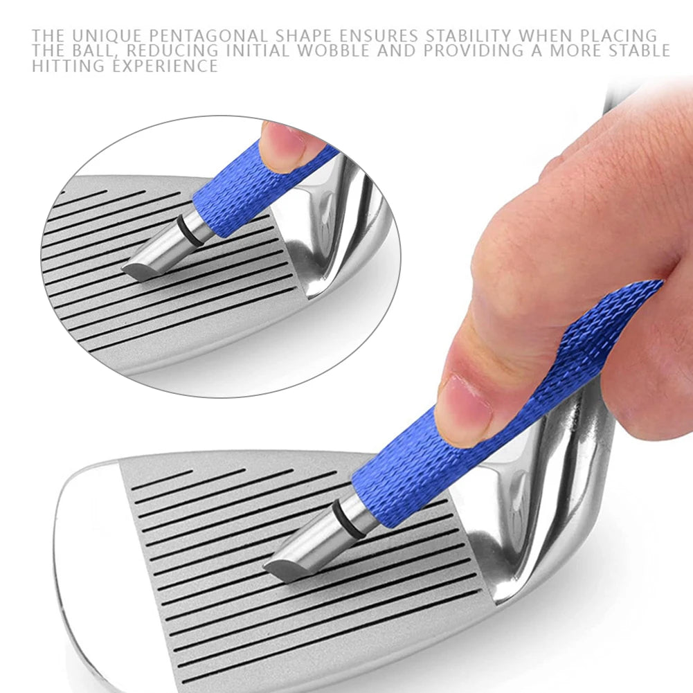 Golf Club Groove Sharpener – Stainless Steel Re-Grooving & Cleaning Tool for Wedges and Irons, U/V-Grooves