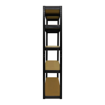 60"x28"x12" Heavy Duty 5-Tier Metal Storage Shelf Unit – Boltless Design, Easy to Assemble