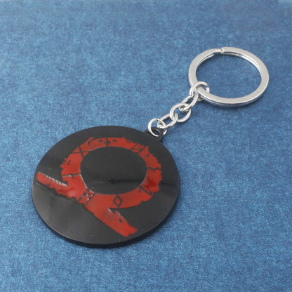 God of War Ragnarok Keychain - Thor Mjolnir Hammer, Leviathan Axe & Blades of Chaos Game Key Ring