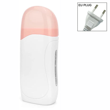 Unisex Hot Roll-On Wax Hair Removal Kit with Depilatory Cream, Wax Heater & Cartridge Warmer – Professional Waxing Set