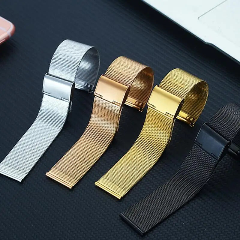 22mm/20mm Metal Watch Strap – Compatible with Garmin Vivoactive 3/4/5, Forerunner 245/645/745/965, Venu 2/3, SQ2 Music