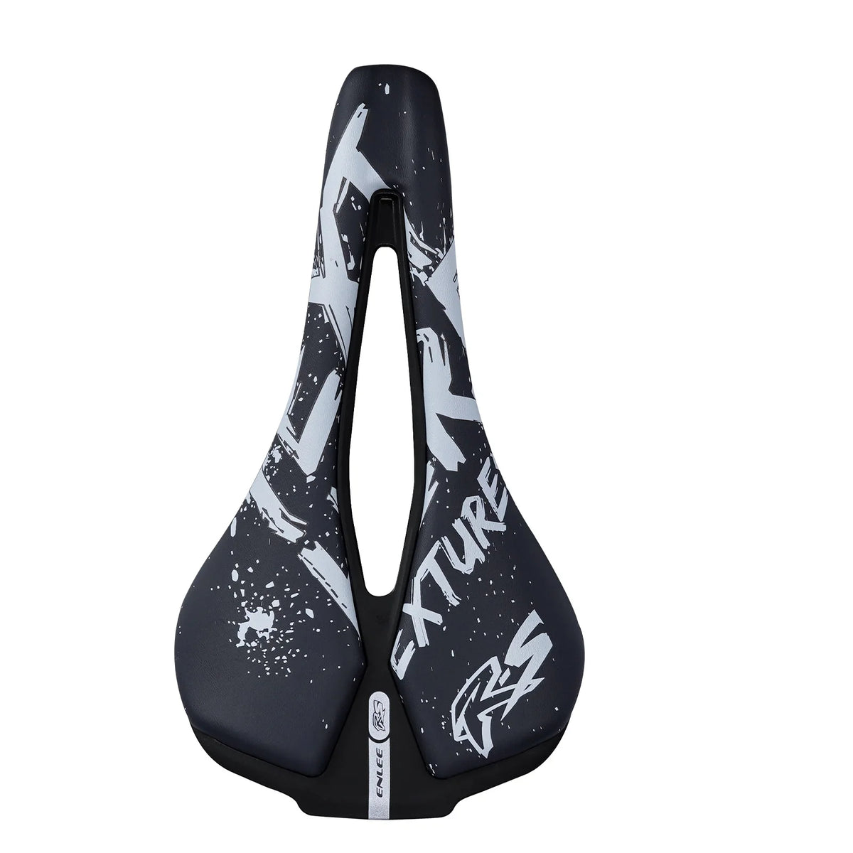 ENLEE Mountain Bike Saddle - Hollow Breathable Ultra-Light Steel Bow Seat Cushion for Road & Folding Bikes