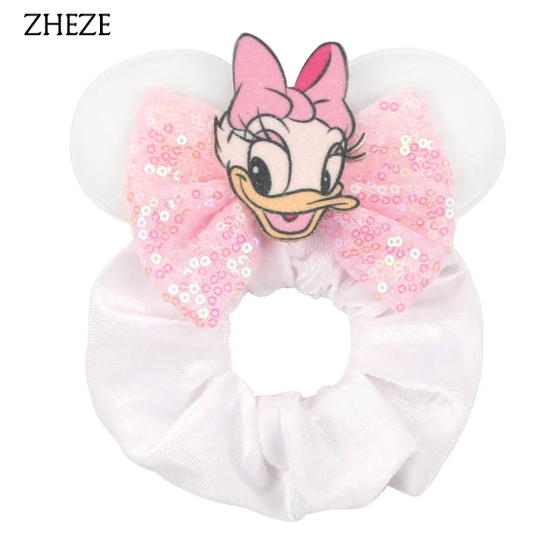 Velvet Mouse Scrunchies - Cute Elastic Ponytail Holders & Hair Accessories for Girls