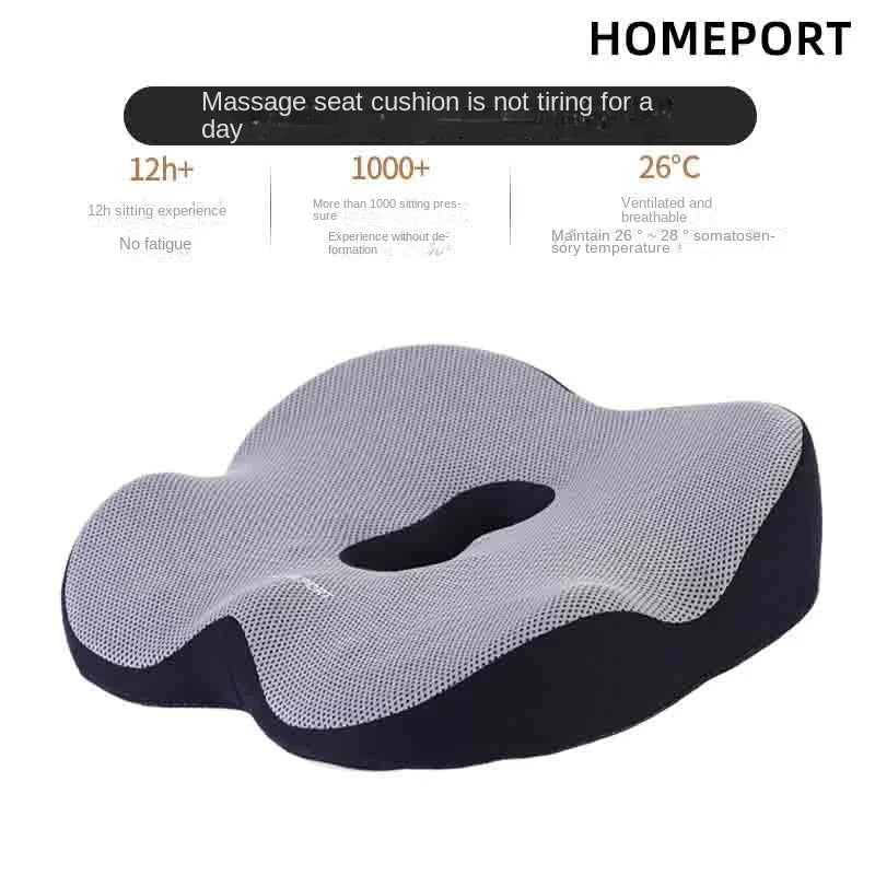 Pelvic Tilt Correction Seat Cushion – Memory Foam Butt Cushion for Home, Office, and Car, Thickened Support Pad