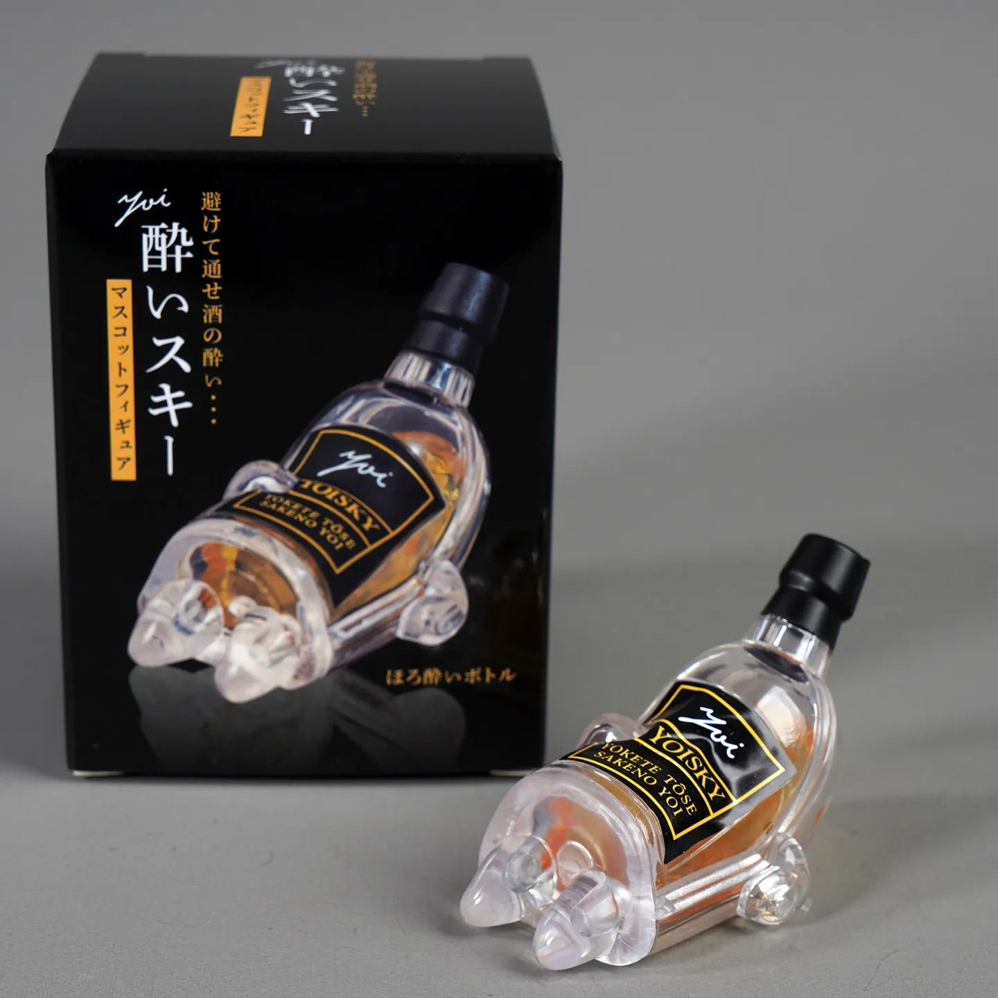 Qualia Whisky Bottle Mascot Figure - Cute Anime Gashapon Blind Box Mini Resin Desk Ornament Collectible Toy